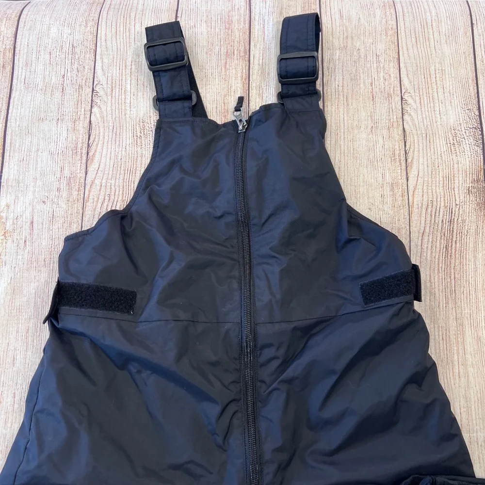 Columbia Kids Black Outgrown Insulated Snow Bibs Ski Overalls Size Large